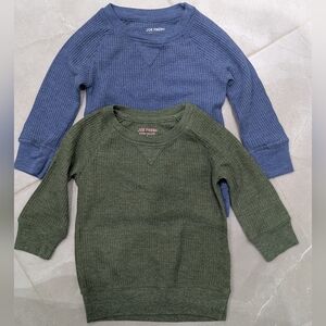 5/$35 2-pack Joe Fresh Toddler Waffle Knit Long Sleeve Shirts